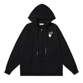 Off White Hooded Coat