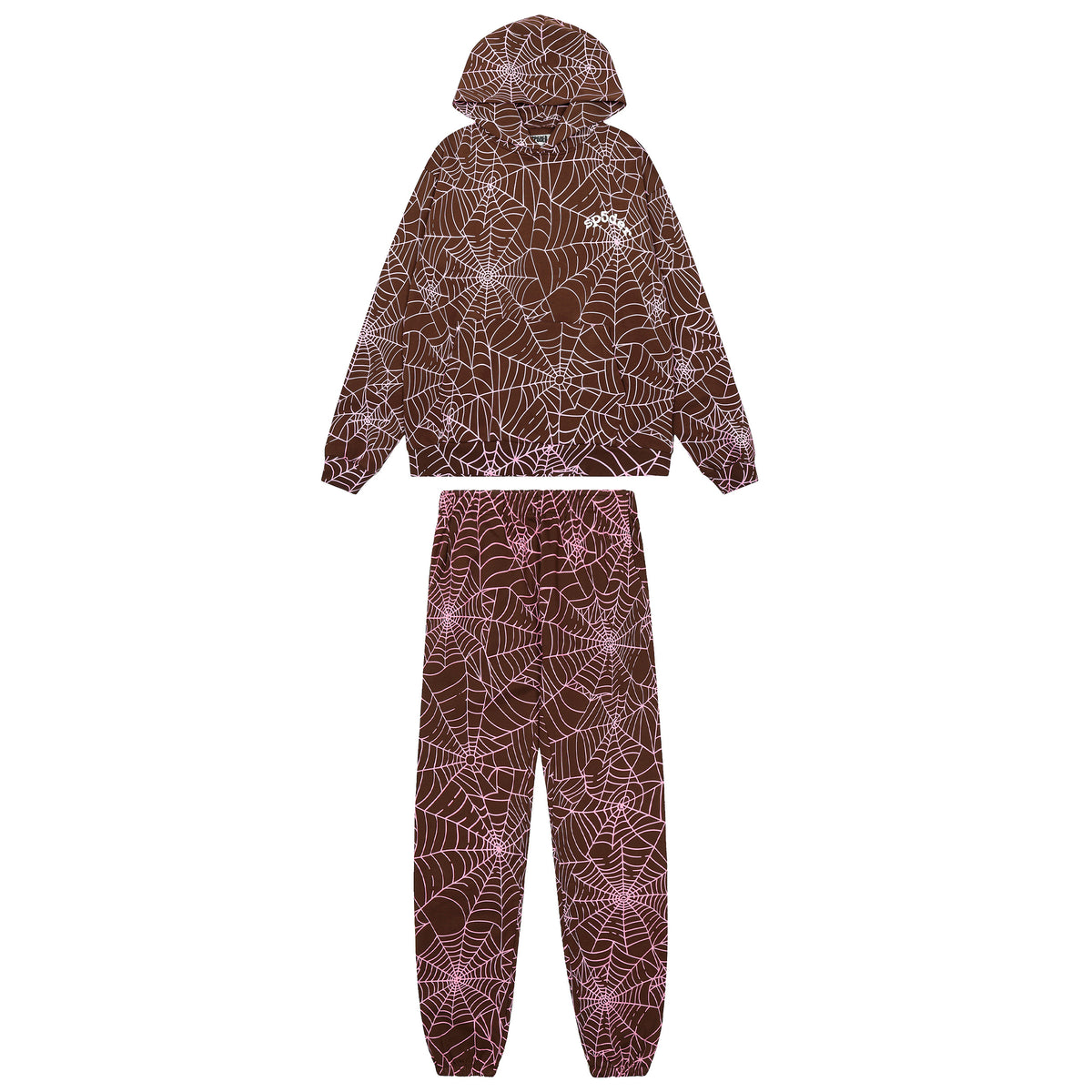 Sp5der Hoodie Pants Suit