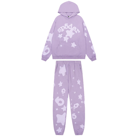 Sp5der Hoodie Pants Suit