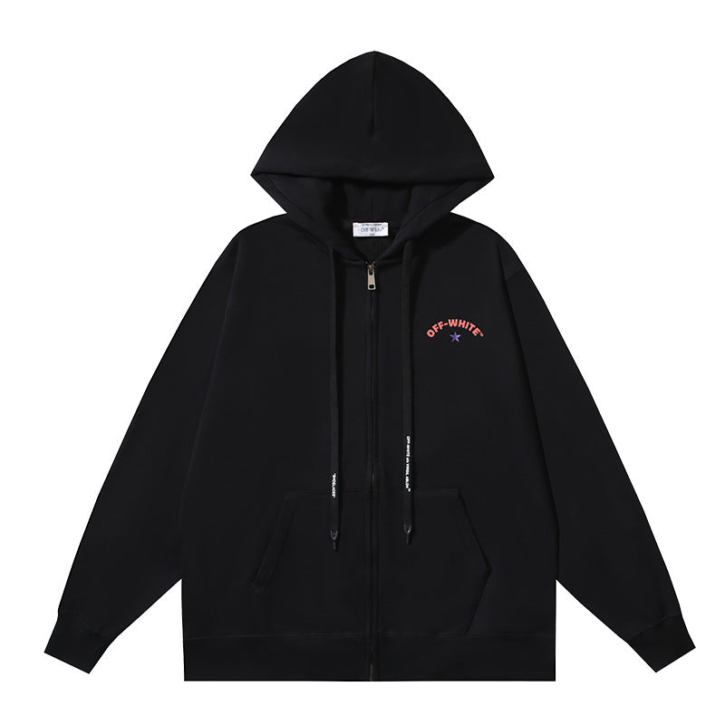 Off White Hooded Coat