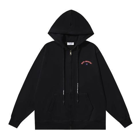 Off White Hooded Coat
