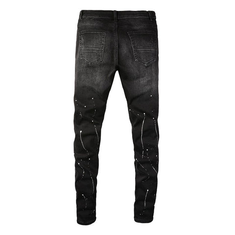 Ripped Patch Jeans