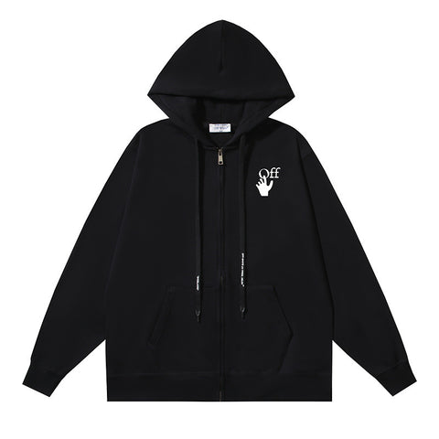 Off White Hooded Coat