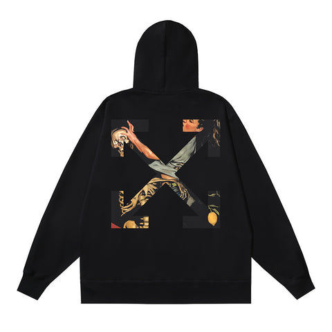 Off White Hooded Coat