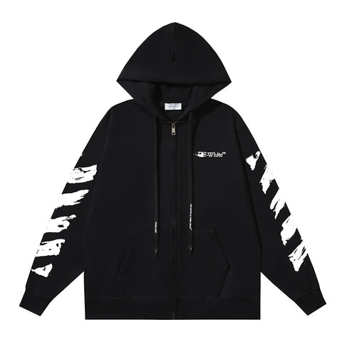 Off White Hooded Coat
