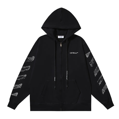 Off White Hooded Coat