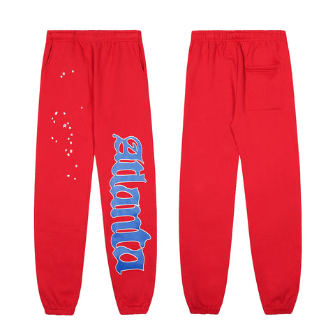 Sp5der Hooded Coats And Pants Suit